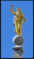 The Angel Moroni Without His Trumpet